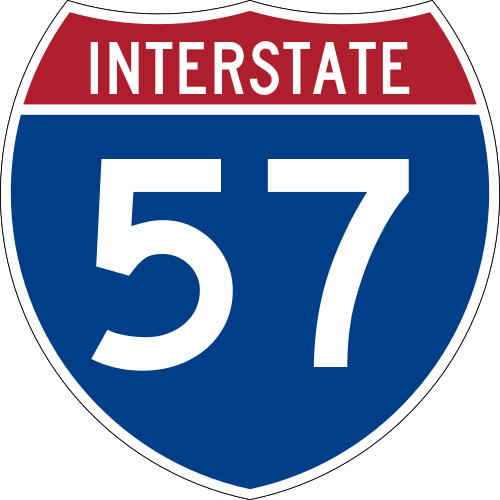 Interstate 57 in Illinois